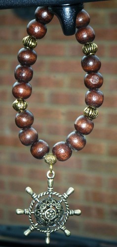 Wheel dharma rudder pendant - dharma,