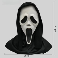 Scream Ghostface Maschera Horror Lattice Maschera a Testa Intera Film Cosplay Gh