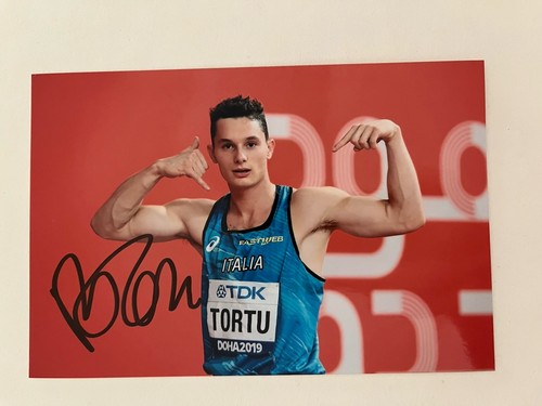 Autografo filippo tortu - tortu, •