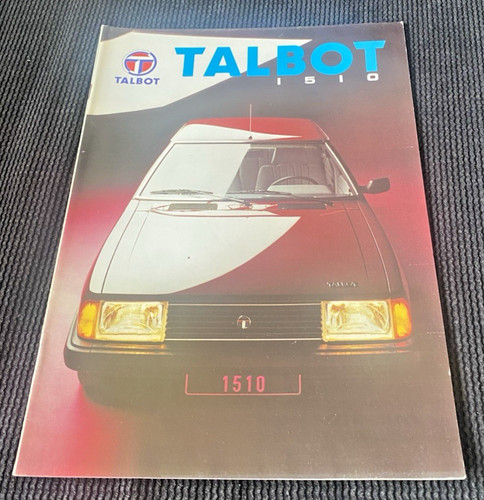 Notice commerciale talbot 1510 - notice,