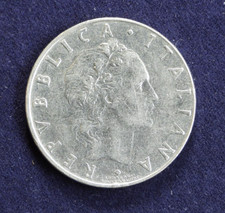 Rare Key Date 1958 Italy 50