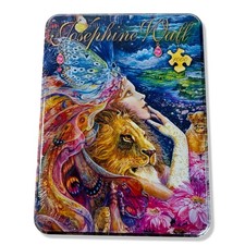 Heart & Soul Lion Josephine Wall  1000pc Jigsaw Puzzle in Tin #81219 2012 NEW