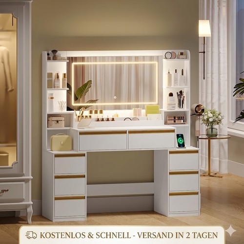 Tavolo trucco con grande - tavolo, da