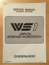 GEM Generalmusic WS1 orientale quadro elettrico Service Manual Schematic Diagrams NUOVO  