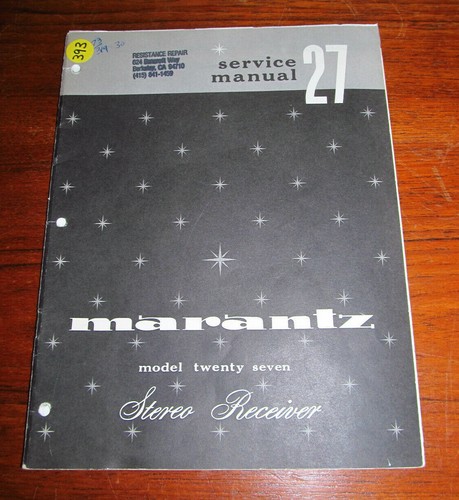 Marantz manuale servizio - 27,