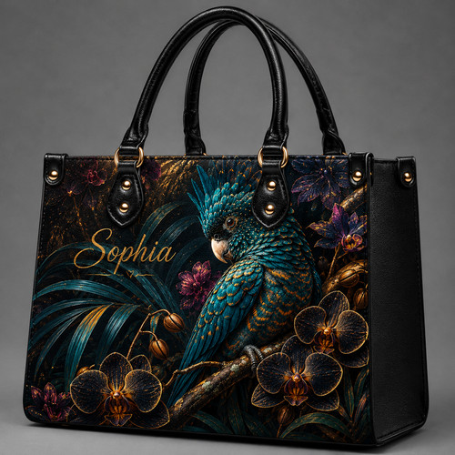 Borsa donna pelle uccellino