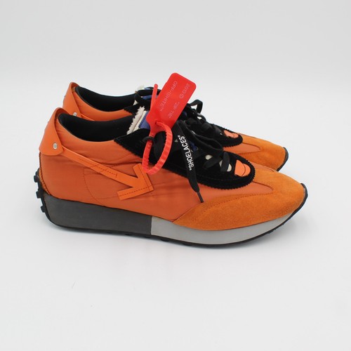 Off white arrow running - white,