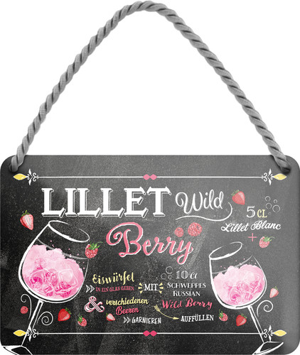 Targa latta lillet wild - in,