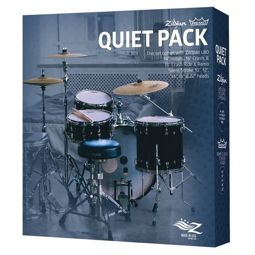 Zildjian quiet pack con piatti - quiet,