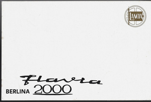 Lancia flavia berlina 2000 - berlina,