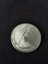 Moneta Argento 1 Dollaro Canadese anno 1965 Regina Elisabetta II