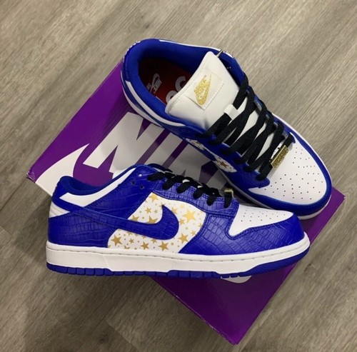 Nike dunk low supreme blu - sb,