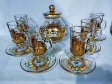Set da tè, caffè in vetro di