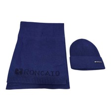 Set Uomo Sciarpa a Maglia + Cappello R Roncato Berretto Copricapo Zuccotto
