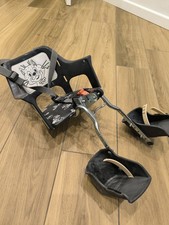 SEGGIOLINO ANTERIORE BICI BAMBINO ATTACCO MANUBRIO BICICLETTA 15KG GRIGIO