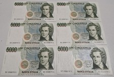 BANCONOTE ITALIA 5000 LIRE