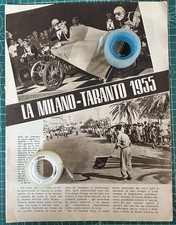 Raro Inserto La MILANO-TARANTO del 1955