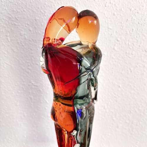 Scultura amanti vetro arte - scultura,