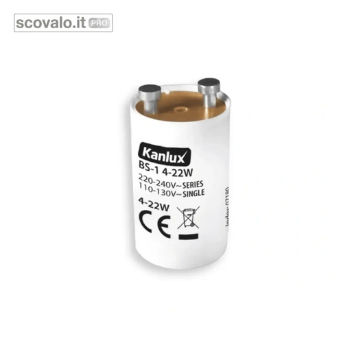 Starter neon 22w per - 4-22w, tubo