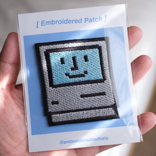Patch ricamata computer apple - ricamata,