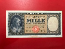 Repubblica Italiana 25-09-1961  1000 LIRE MEDUSA serie SOSTITUTIVA X012