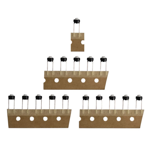 10x interruttore tattile - 1x,