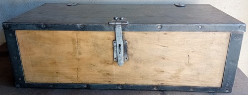 Ancienne grande caisse malle - ancienne,