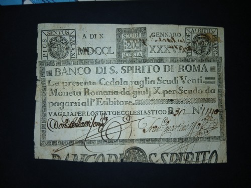 Scudi banco santo spirito - scudi,