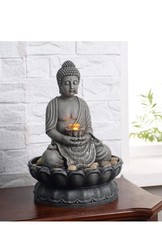 Statua buddha meditante - statua,
