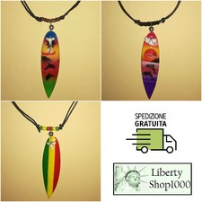Collana con surf surfista - con,