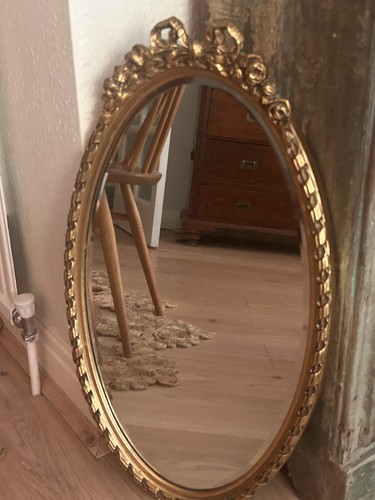Specchio vintage ovale - , legno