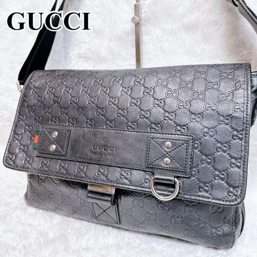Gucci borsa messenger pelle - borsa,