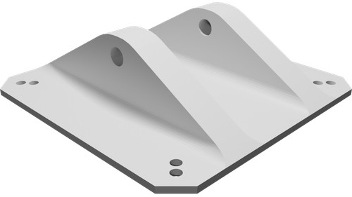 Piastra vesa 100 - piastra,