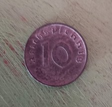Moneta 10 Reichs pfennig