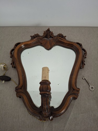 Applique vintage legno noce - vintage,
