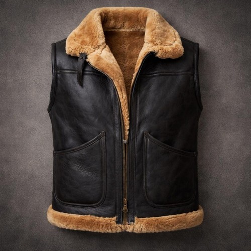 Gilet aviatore marrone - b3, raf