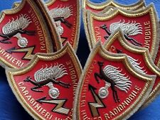 SCUDETTO PATCH KAKI CC NUCLEO RADIOMOBILE VECCHIO MODELLO EX ORDINANZA DAL 1987