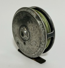 Antico mulinello trota pesca a mosca Eaton & Deller vintage 3 1/2 pollici