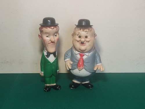 Coppia pupazzi vintage stanlio - pupazzi,