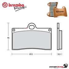Coppia pastiglie freno Brembo