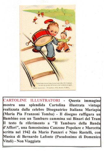Italia bambino con tamburo - bambino,