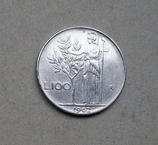 1962  100 LIRE MINERVA  REPUBBLICA ITALIANA