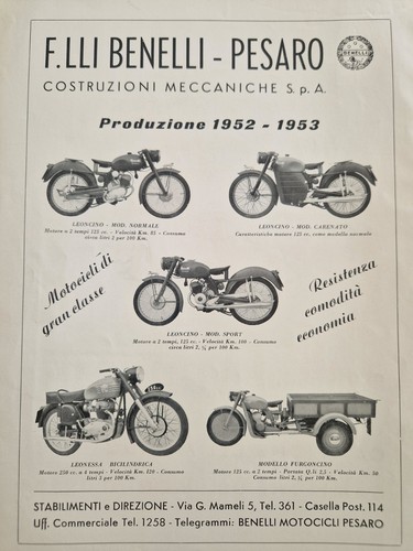 Moto benelli motocarro - moto,