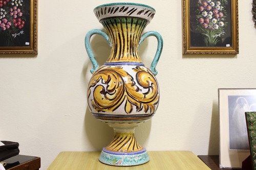 Grande vaso anfora decorata - grande, vaso/anfora
