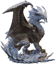 Miniatura drago oro antico - drago, d'oro