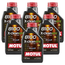 MOTUL 6 Lt Olio Motore 5W30 8100 X-CLEAN EFE Acea C2/C3 - MERCEDES FIAT OPEL BMW