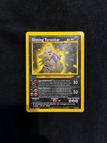 Shining tyranitar 113 - shining, neo