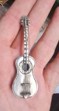 Miniatura Argento Massiccio 800 Chitarra