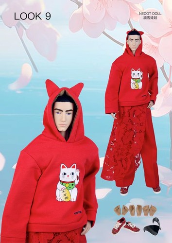 Necot felpa rossa outfit - necot,