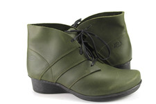 Loints of Holland n.37 stivali donna stivaletti verdi COME NUOVI K 352